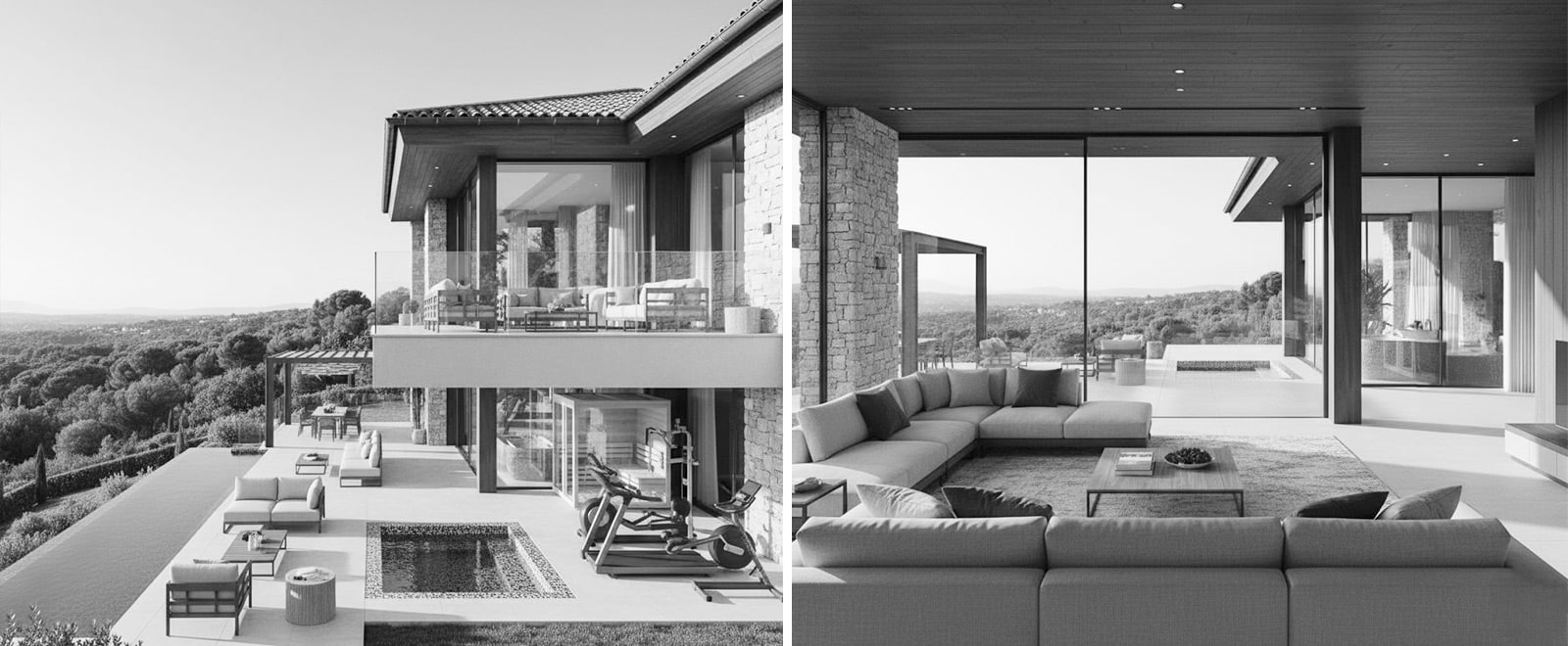 construcción de casa de lujo en sant cugat