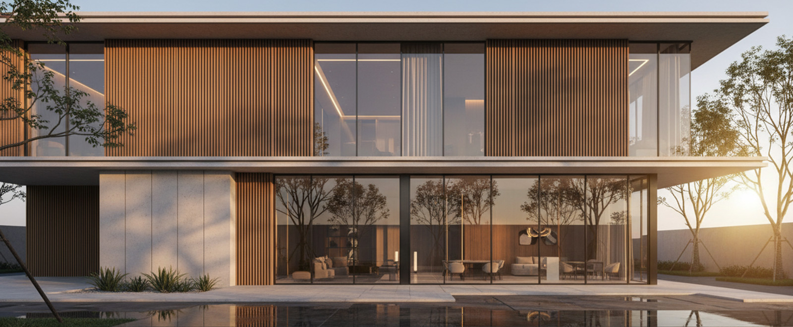 casa de alto standing utiliza técnicas de construcción modernas